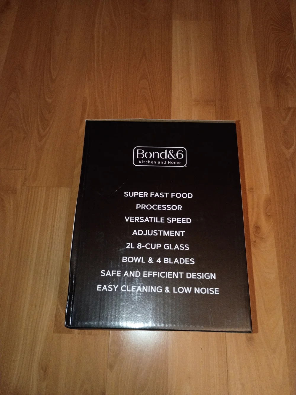 Bond & 6 2QT Electric Food Processor - Clear/Silver
